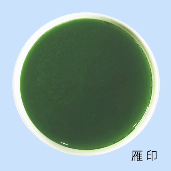 抹茶雁印の水色