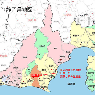 静岡県の地図